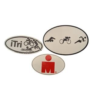 Vtg Triathlon Magnets for Fridge or Car